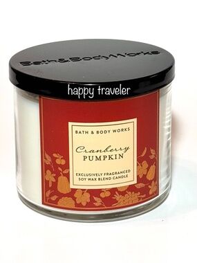 CRANBERRY PUMPKIN 3-Wick Candle